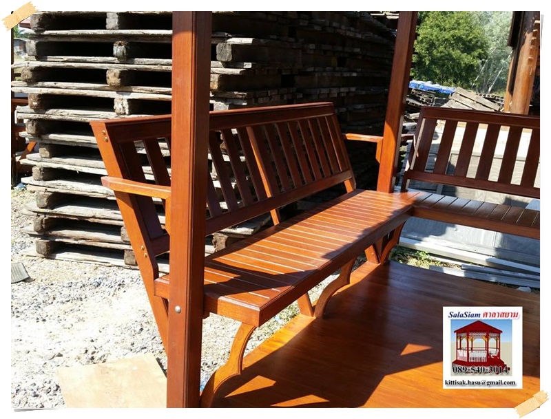 รหัสสินค้า : SL-003 : ศาลาบาหลี เสาเหลี่ยม ขนาด 2 X2 X 3 เมตร