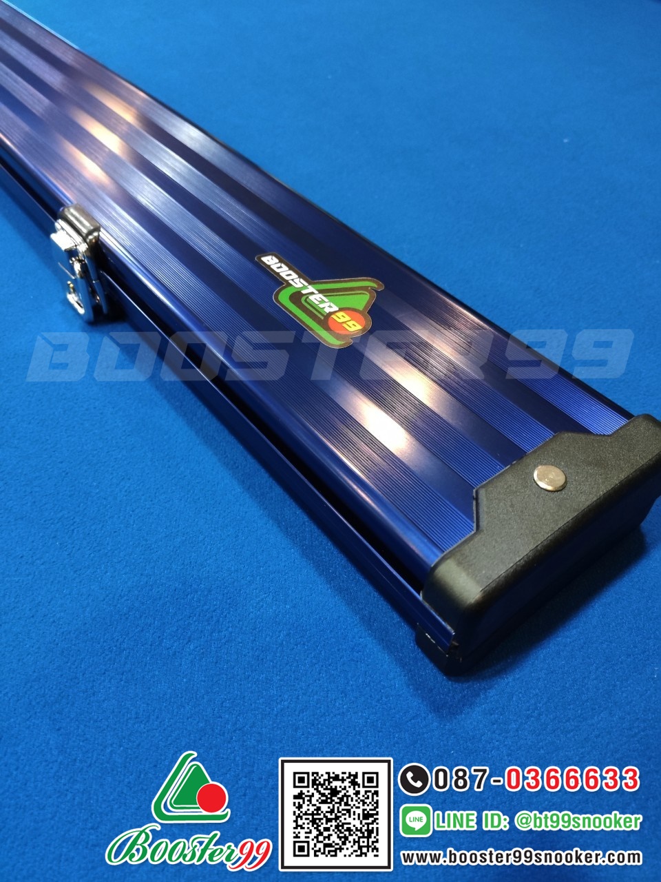 (KR01/KR03) กล่อง ไม้คิว ท่อนเดียว อลูมิเนียม ทั้งใบ เกรดA 3ช่อง