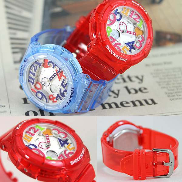 CASIO BABY-G นาฬิกาข้อมือ นาฬิกากันน้ำ นาฬิกาของแท้ ประกันศูนย์ CMG 1 ปี รุ่น BGA-131-4B นาฬิกาสีส้ม