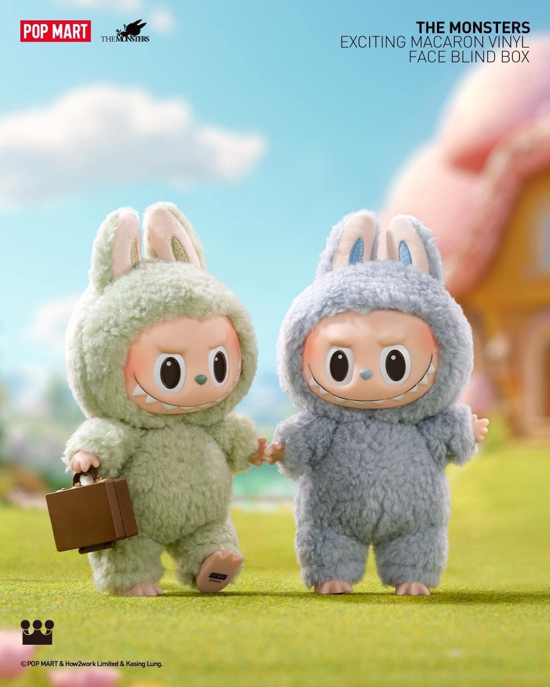 POP MART กล่องสุ่มLABUBU MACARON POP MART Macaron