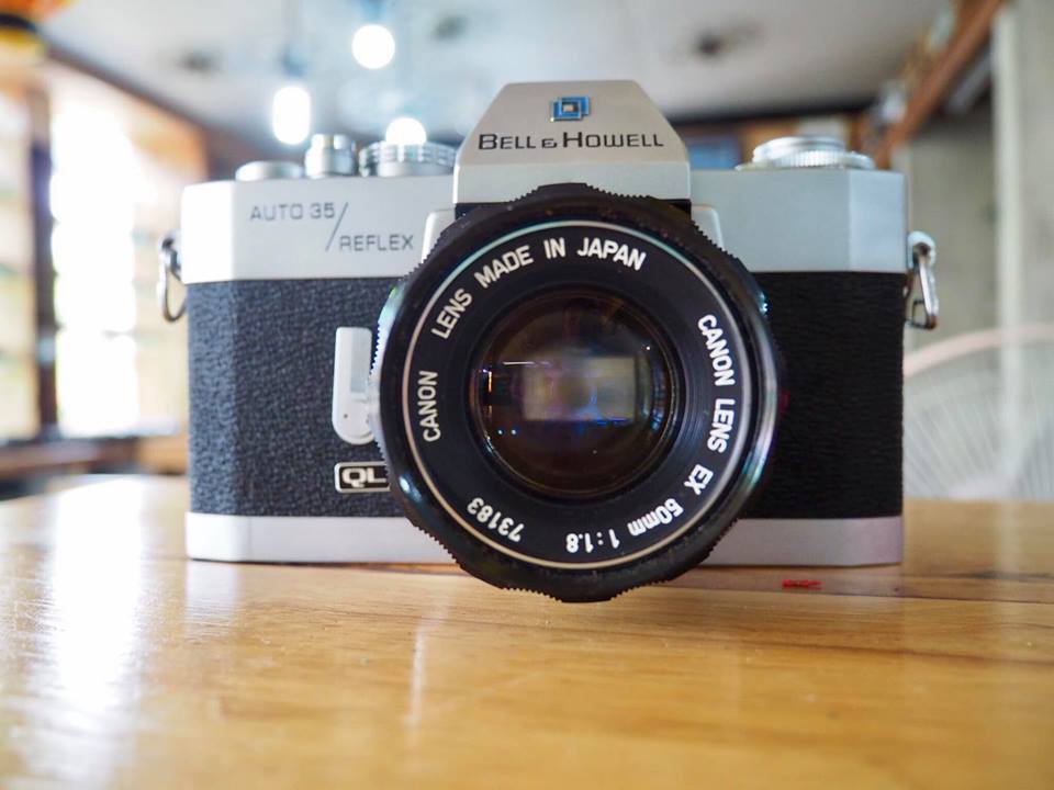 BELL&HOWELL AUTO 35 REFLEX CANON LENS EX 50MM.F1.8