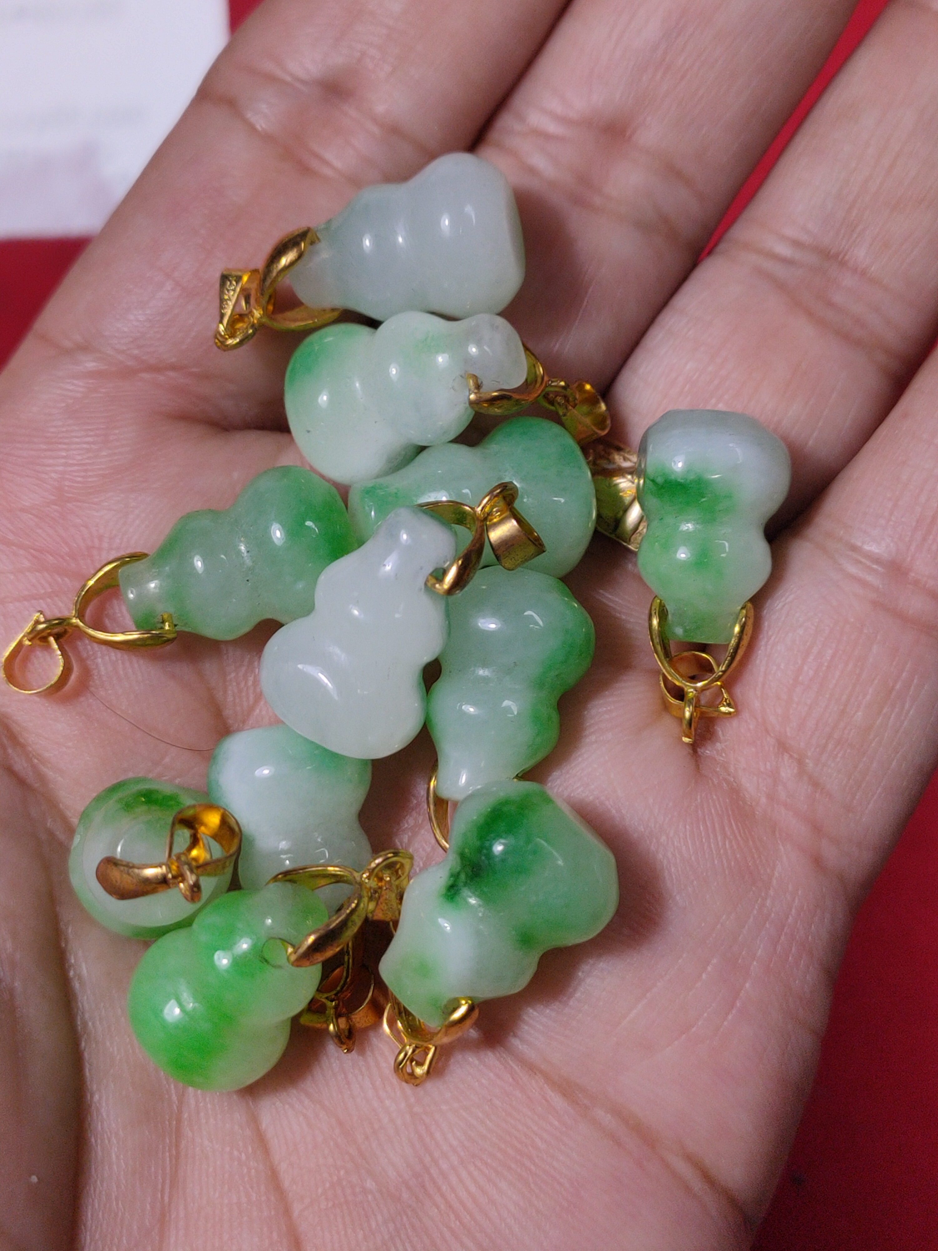 จี้หยกน้ำเต้า เสริมโชคลาภ