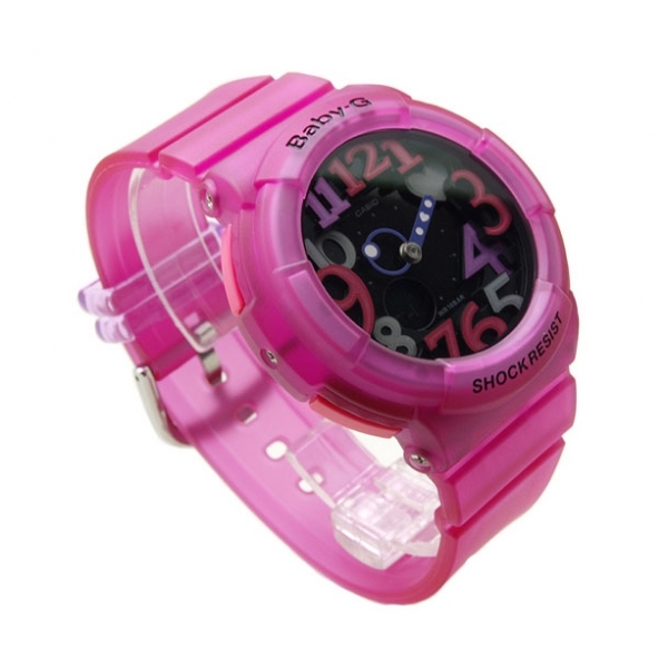 CASIO BABY-G นาฬิกาข้อมือ นาฬิกากันน้ำ นาฬิกาของแท้ ประกันศูนย์ CMG 1 ปี รุ่น BGA-131-4B4 นาฬิกาสีชมพู