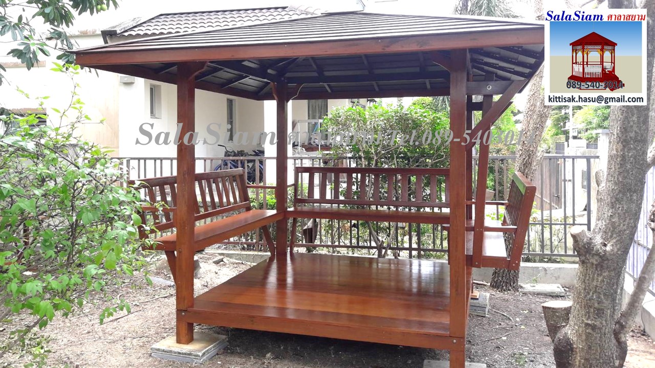 งานศาลาไม้ทรงบาหลี ชิงช้าของ คุณกฤษณ์​ ญาณ​ฤทธิ์​ ต.ศีรษะจรเข้น้อย อ.บางเสาธง​ จ.สมุทรปราการ​