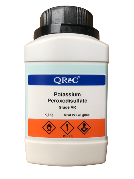 Potassium Peroxodisulfate (Potassium Persulphate), AR 500 g. QReC™