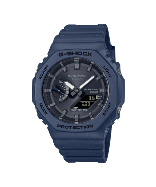 CASIO G-SHOCK นาฬิกาข้อมือ นาฬิกากันน้ำ นาฬิกาของแท้ ประกันศูนย์ CMG 1 ปี รุ่น GA-B2100-2A นาฬิกาสีน้ำเงิน