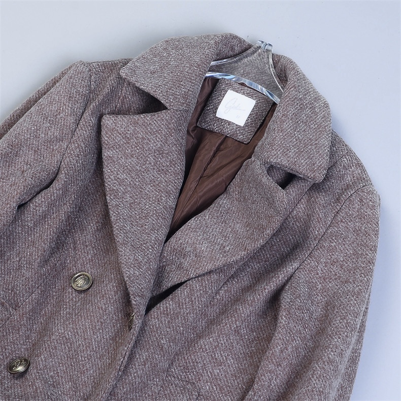 Pea coat เสื้อนอก กันหนาว trench coat collar ✨GIADA ✨ (ปกเฟอร์ถอดได้ค่ะ) WY1302