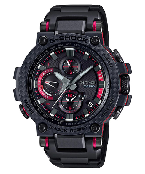 CASIO G-SHOCK นาฬิกาข้อมือ นาฬิกากันน้ำ นาฬิกาของแท้ ประกันศูนย์ CMG 1 ปี รุ่น MTG-B1000XBD-1A นาฬิกาสีดำ