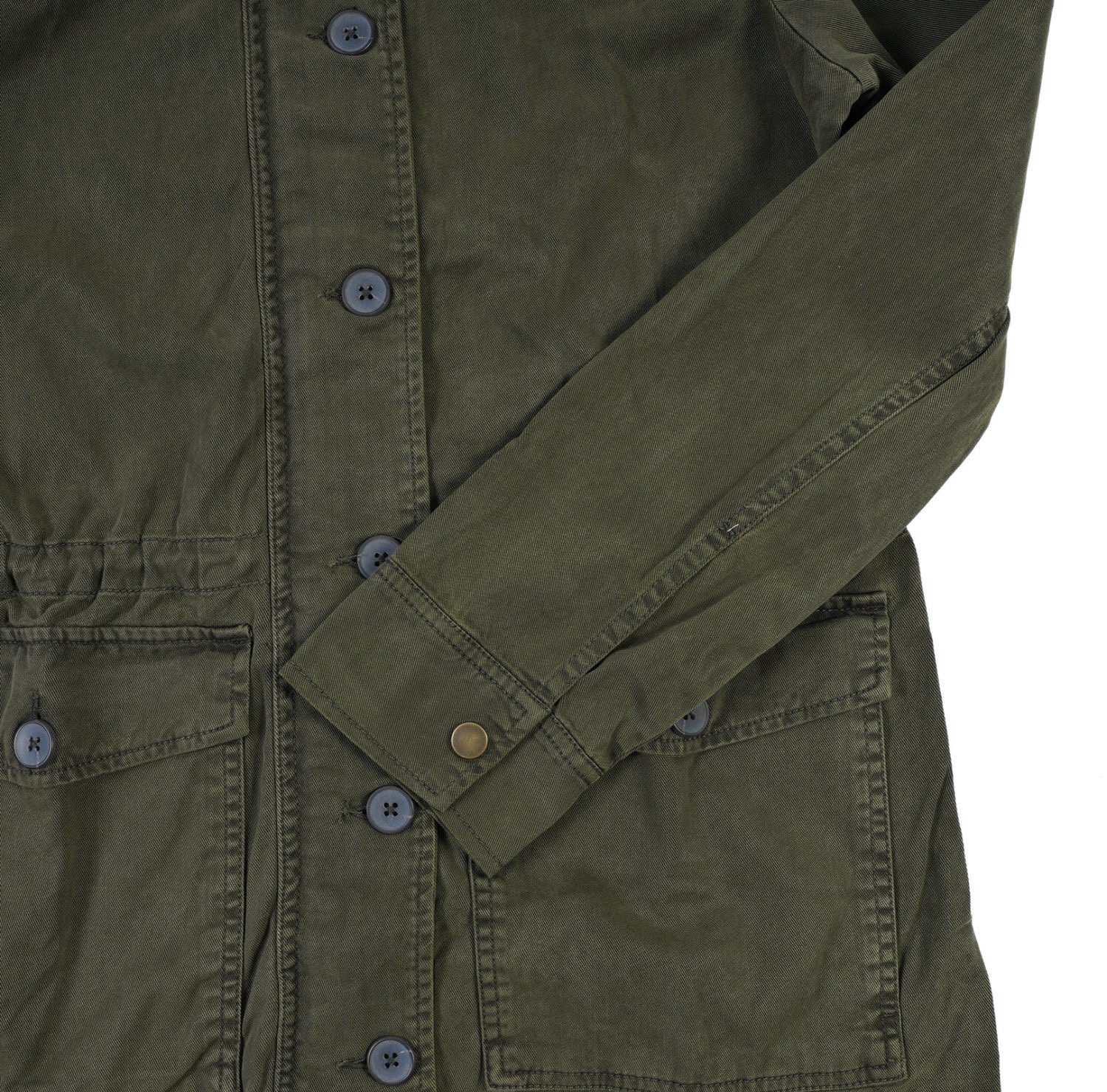 LUCKY BRAND เสื้อนอกเขียวทหาร เสื้อแจ็คเก็ต แนวทหาร แพทเทิน Lucky brandสวย เท่ห์ มาก แบรนด์ In extenso สำเนา เขียว