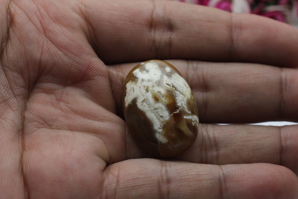 ฟอลซิลหินน้ำผึ้งลายสวย