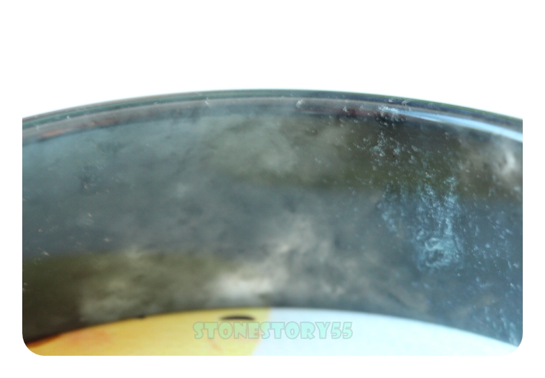 กำไลหยกดำ โปร่งแสง สีสวยมาก ขายแล้วครับ