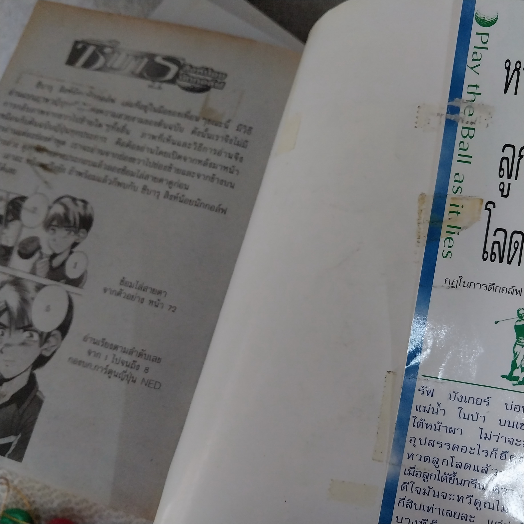 ซึบารุ สิงห์น้อยนักกอล์ฟ เล่ม 1-21 จบ / * ขาดเล่ม 13