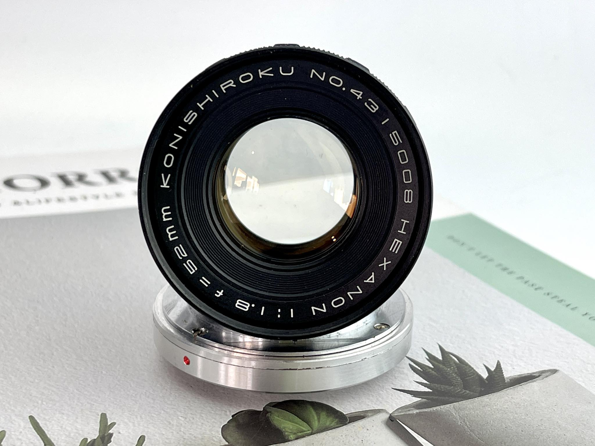 KONISHIROKU HEXANON 52MM.F1.8 KONICA F MOUNT