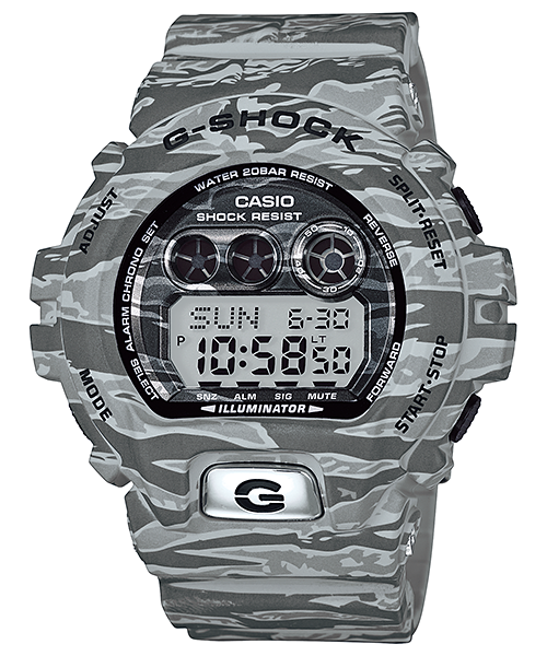 CASIO G-SHOCK นาฬิกาข้อมือ นาฬิกากันน้ำ นาฬิกาของแท้ ประกันศูนย์ CMG 1 ปี รุ่น GD-X6900TC-8 นาฬิกาสีเทา