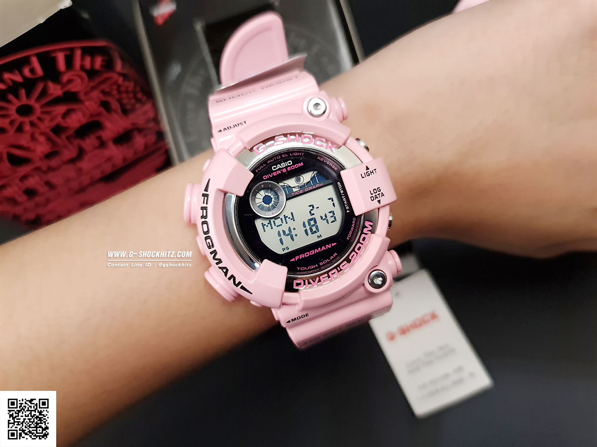 CASIO G-SHOCK นาฬิกาข้อมือ นาฬิกากันน้ำ นาฬิกาของแท้ ประกันศูนย์ CMG 1 ปี รุ่น GF-8250K-4JR นาฬิกาสีชมพู