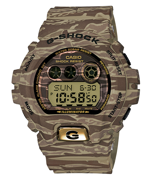 CASIO G-SHOCK นาฬิกาข้อมือ นาฬิกากันน้ำ นาฬิกาของแท้ ประกันศูนย์ CMG 1 ปี รุ่น GD-X6900TC-5 นาฬิกาสีน้ำตาล