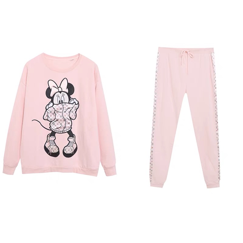LV เสื้อวอร์ม สเวตเตอร์ Disney MINNIE ปักลาย เสื้อมินนี่ มิคกี้ minnie mickey แขนยาว สีเทา ลายการ์ตูน MINNIEงานสวย มากคะ สำเนา สำเนา สำเนา สำเนา สำเนา เทา