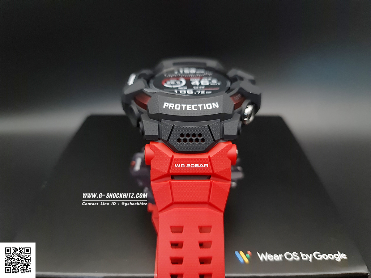 CASIO G-SHOCK นาฬิกาข้อมือ นาฬิกากันน้ำ นาฬิกาของแท้ ประกันศูนย์ CMG 1 ปี รุ่น GSW-H1000-1A4 นาฬิกาสีแดง