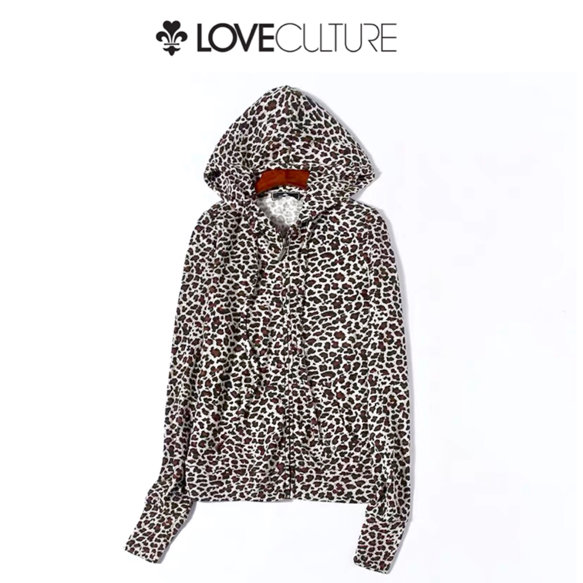 Love culture เสื้อคลุม ลายเสือ เสื้อฮู้ด ลายเสือ แบรน์ LOVE CULTURE เสื้อวอร์มลายเสื้อ เนื้อผ้าฝ้ายนุ่มมากคะ ลายเสือ