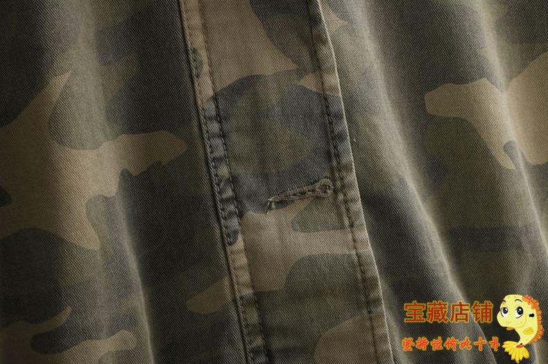 LUCKY BRAND เสื้อนอกเขียวทหาร เสื้อแจ็คเก็ต แนวทหาร แพทเทิน Lucky brandสวย เท่ห์ มาก แบรนด์ In extenso สำเนา เขียว