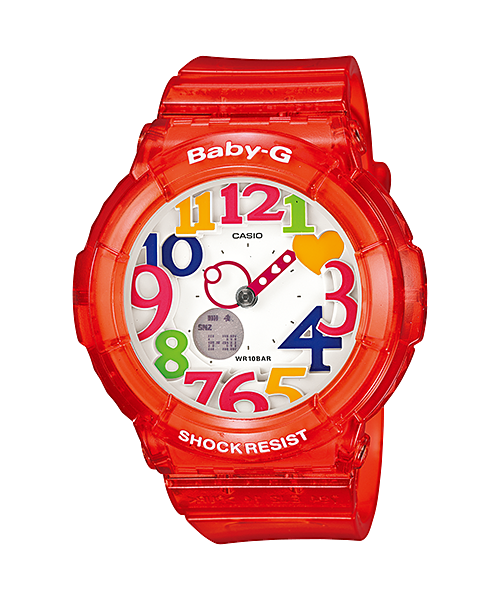 CASIO BABY-G นาฬิกาข้อมือ นาฬิกากันน้ำ นาฬิกาของแท้ ประกันศูนย์ CMG 1 ปี รุ่น BGA-131-4B นาฬิกาสีส้ม