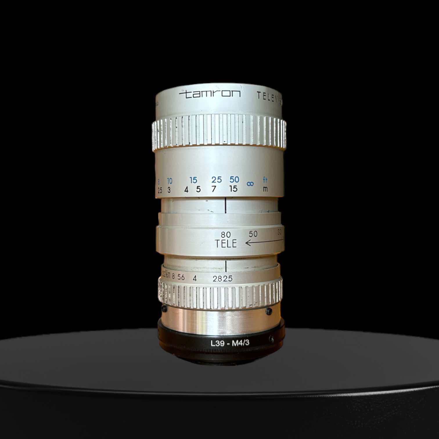 TAMRON TELEVISION ZOOM LENS 20-80MM.F2.5 MODIFIED M4/3 MOUNT