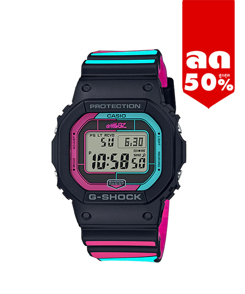 CASIO MID YEAR SALE G-SHOCK พร้อมส่ง นาฬิกาข้อมือ นาฬิกากันน้ำ นาฬิกาของแท้ ประกันศูนย์ CMG 1 ปี รุ่น GW-B5600GZ-1 นาฬิกาสีดำ