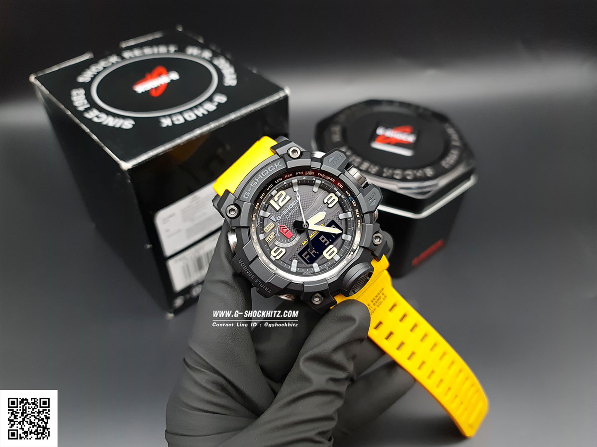 CASIO G-SHOCK นาฬิกาข้อมือ นาฬิกากันน้ำ นาฬิกาของแท้ ประกันศูนย์ CMG 1 ปี รุ่น GWG-1000-1A9 นาฬิกาสีดำ