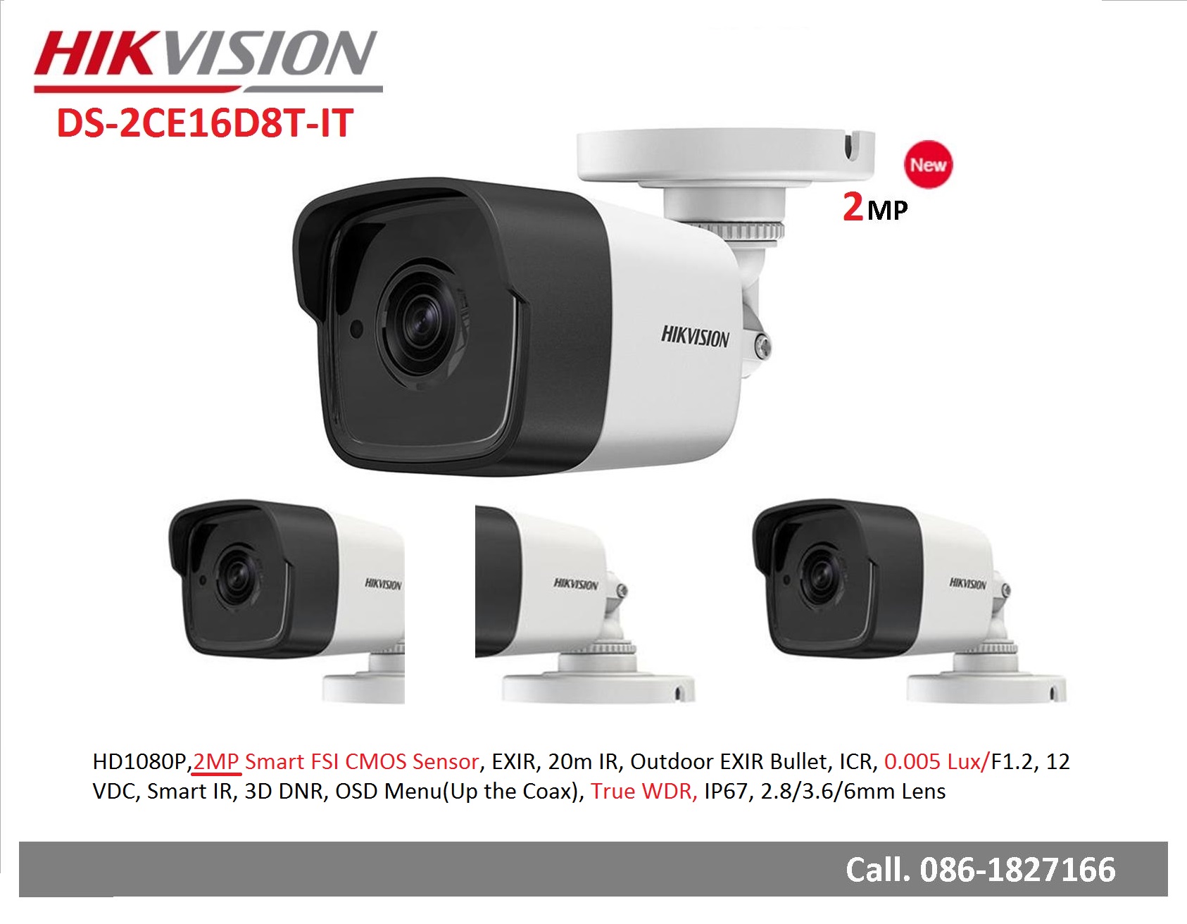 HIKVISION (พร้อมติดตั้ง)ปรับย้อนแสง ivms-4500