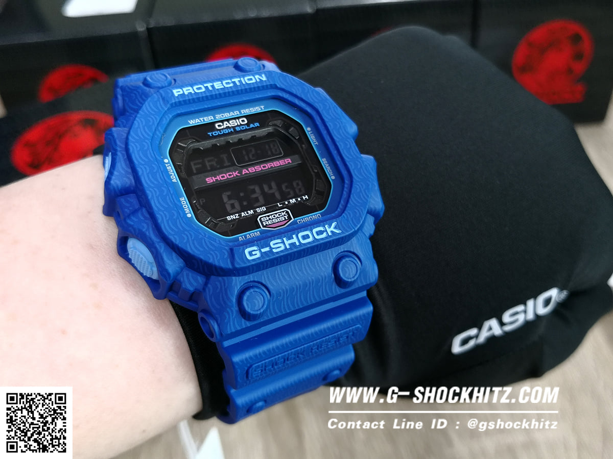 CASIO G-SHOCK นาฬิกาข้อมือ นาฬิกากันน้ำ นาฬิกาของแท้ ประกันศูนย์ CMG 1 ปี รุ่น GX-56SGZ-2 นาฬิกาสีน้้ำเงิน