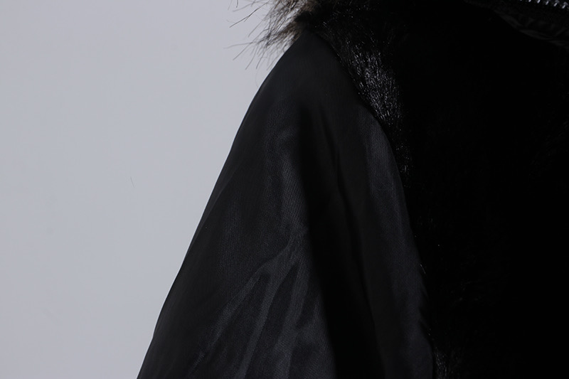 D by design เสื้อกันหนาว เสื้อฮู้ดเฟอร์ บุนวมอุ่น แบรนด์ D by design (padded puffer ดำ