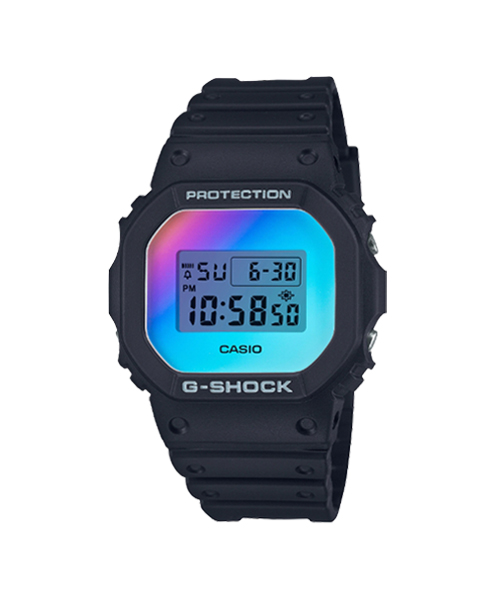 CASIO G-SHOCK นาฬิกาข้อมือ นาฬิกากันน้ำ นาฬิกาของแท้ ประกันศูนย์ CMG 1 ปี รุ่น DW-5600SR-1 นาฬิกาสีดำ