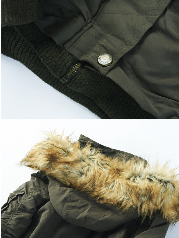 Sureve เสื้อโค้ทฮู้ดกันหนาว เสื้อปาร์กา parka แต่งเฟอร์ แบรนด์ SUREVE (LL) WY562 ดำ