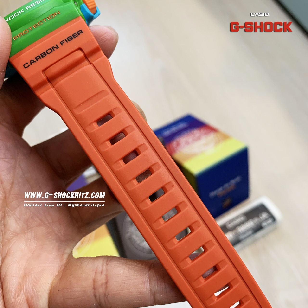 CASIO G-SHOCK นาฬิกาข้อมือ นาฬิกากันน้ำ นาฬิกาของแท้ ประกันศูนย์ CMG 1 ปี รุ่น GW-9300K-3J นาฬิกาสีส้ม