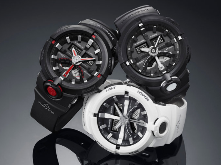 CASIO G-SHOCK นาฬิกาข้อมือ นาฬิกากันน้ำ นาฬิกาของแท้ ประกันศูนย์ CMG 1 ปี รุ่น GA-500-1A นาฬิกาสีดำ