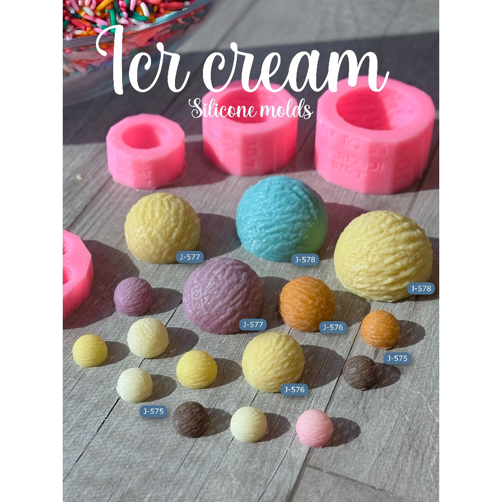 รวมแม่พิมพ์ ไอติม ไอศกรีม ไอติมก้อน หลายไซส์