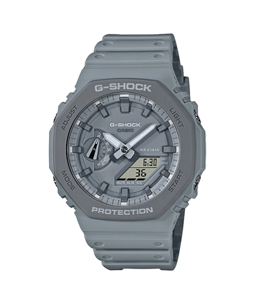 CASIO G-SHOCK นาฬิกาข้อมือ นาฬิกากันน้ำ นาฬิกาของแท้ ประกันศูนย์ CMG 1 ปี รุ่น GA-2110ET-8A นาฬิกาสีเทา