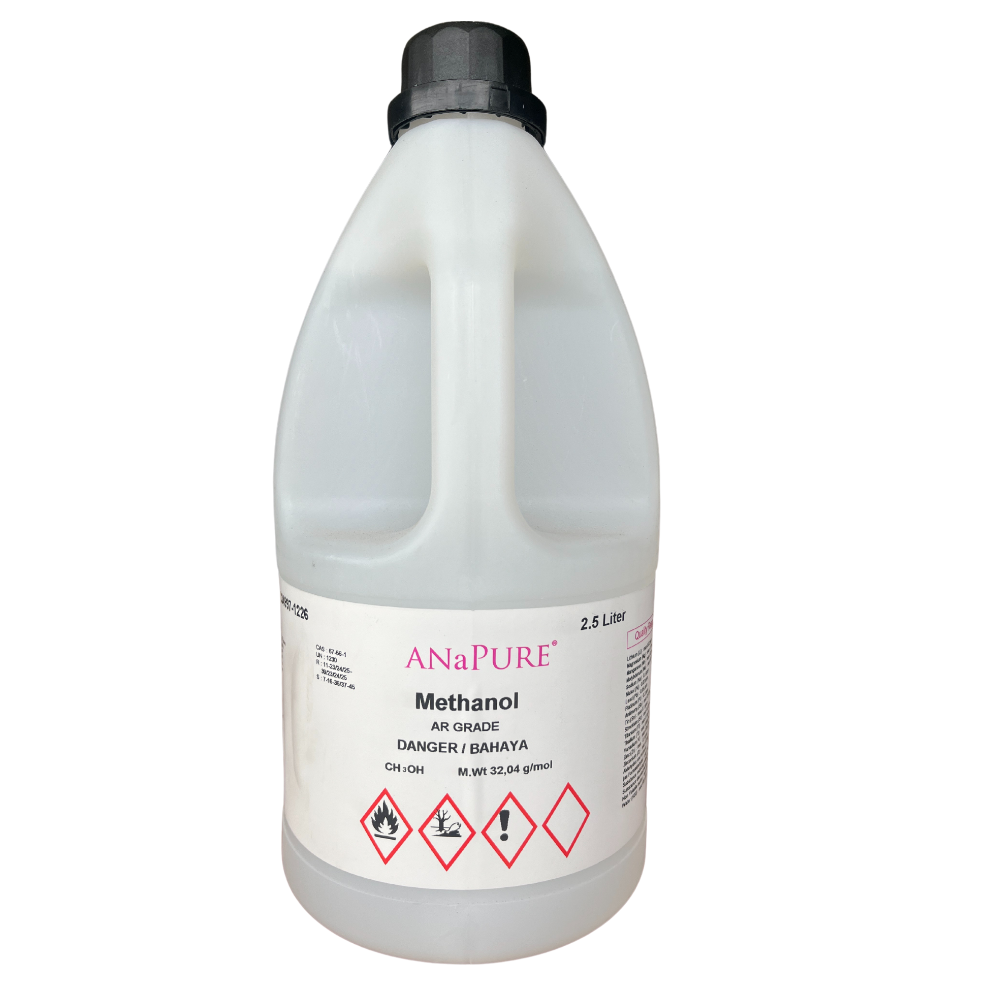 Methanol, AR 2.5L (PE) ANaPURE™