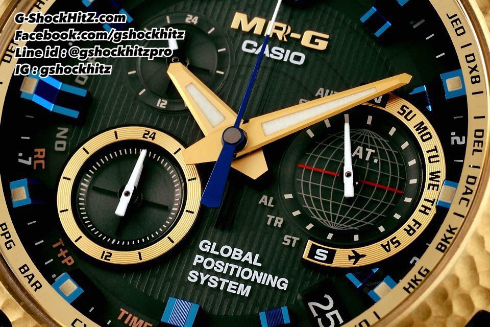 CASIO G-SHOCK นาฬิกาข้อมือ นาฬิกากันน้ำ นาฬิกาของแท้ ประกันศูนย์ CMG 1 ปี รุ่น MRG-G1000HG-9A นาฬิกาสีทอง