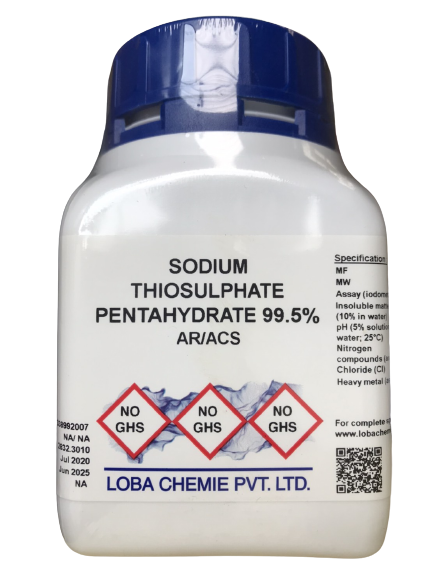 Sodium Thiosulfate Pentahydrate 99.5%, AR/ACS Loba Chemie™