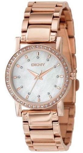 DKNY Women's Quartz Watch Lexington 3 Hand NY8121 with Metal Strap