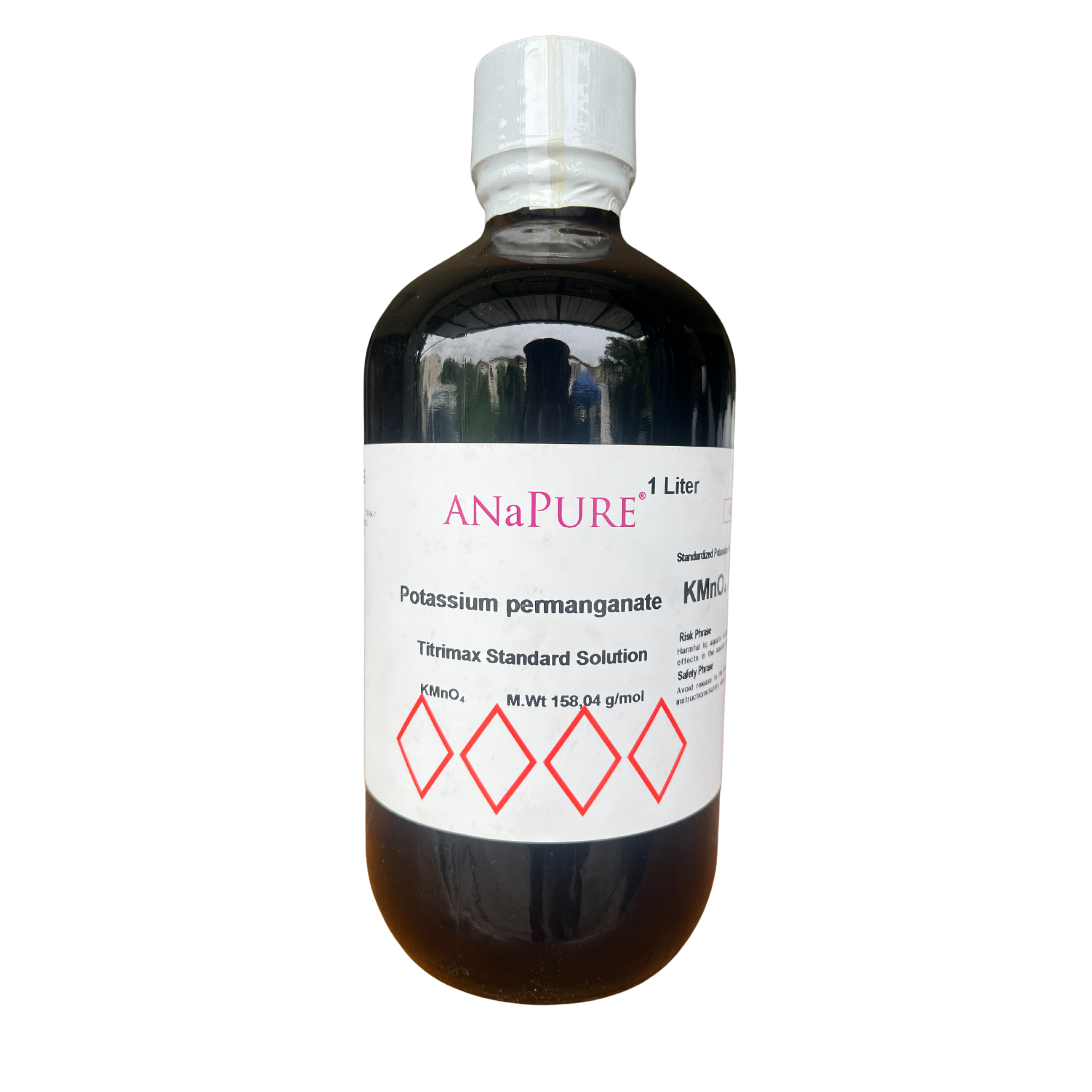 Potassium Permanganate Solution 0.02 Mol/L (0.1N), AR 1L. ANaPURE™