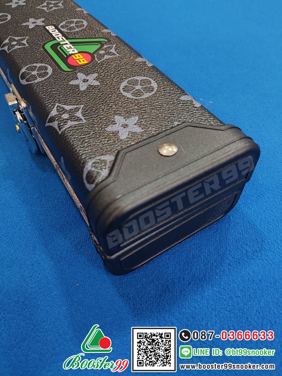 กล่องใส่ ไม้คิวต่อ 2ท่อน 3/4ส่วน หุ้มหนังPU รุ่นพิเศษ (ราคา 1ใบ)