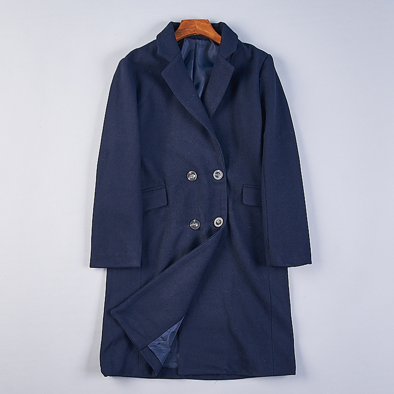 เสื้อโค้ทวูล Trench coat เสื้อโค้ทวูล โค้ทสีดำ แบรนด์ C&A สำเนา