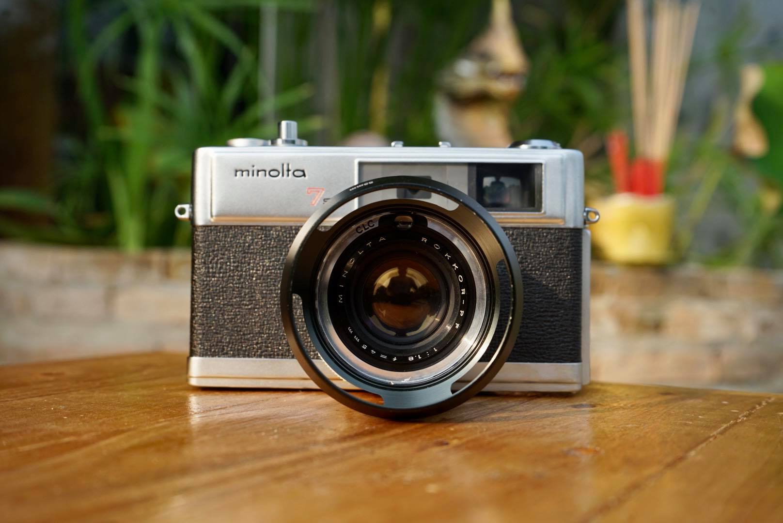 MINOLTA HI-MATIC 7S MINOLTA ROKKOR-PF45MM.F1.8