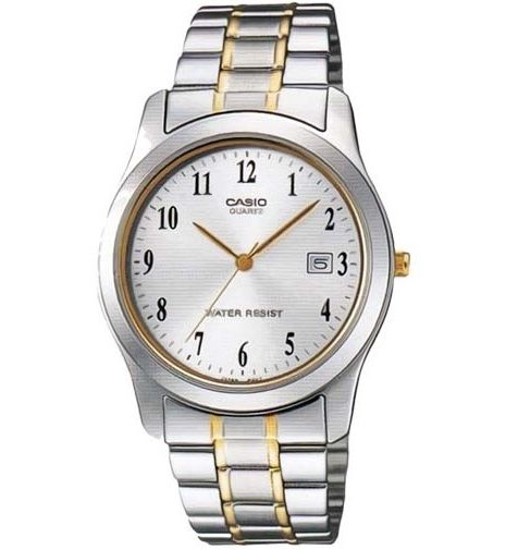 CASIO นาฬิกาคาสิโอ นาฬิกาข้อมือ นาฬิกากันน้ำ นาฬิกาของแท้ ประกันศูนย์ CMG 1 ปี รุ่น MTP-1141G-7B นาฬิกาสีเงิน