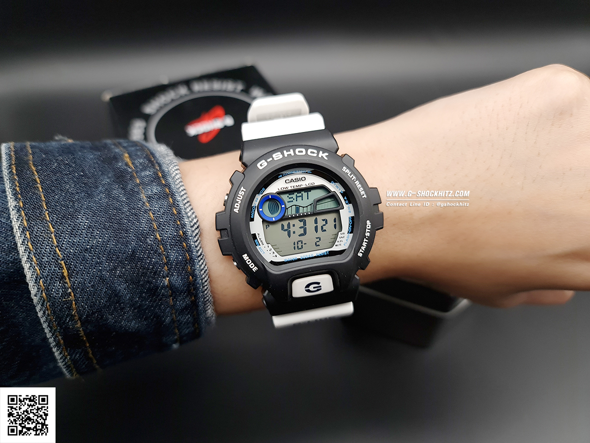 CASIO G-SHOCK นาฬิกาข้อมือ นาฬิกากันน้ำ นาฬิกาของแท้ ประกันศูนย์ CMG 1 ปี รุ่น GLX-6900SS-1 นาฬิกาสีดำ