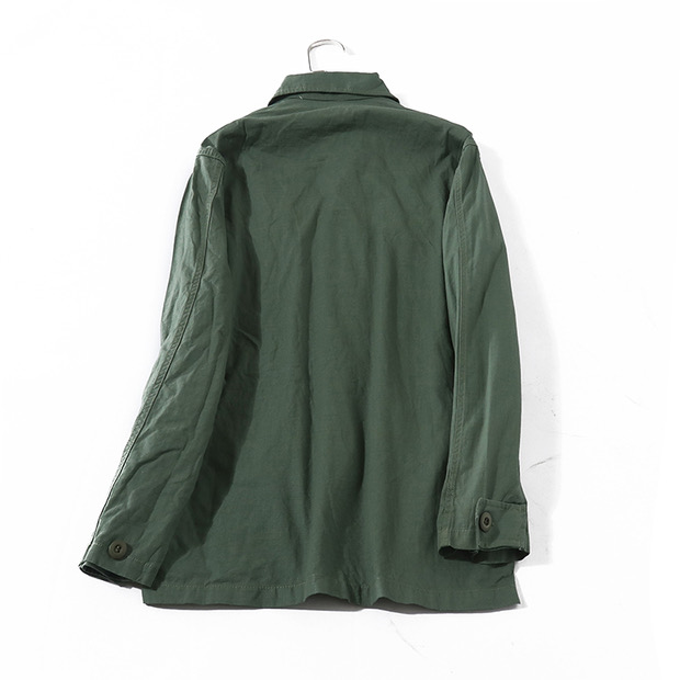 Surplus Co. (Japan) เสื้อเขียวทหาร เสื้อนอกแนวทหาร แบรนด์ Surplus Co.(Japan)แพทเทินสวย เท่ห์มาก คะ Size S/M/L/XL เขียว