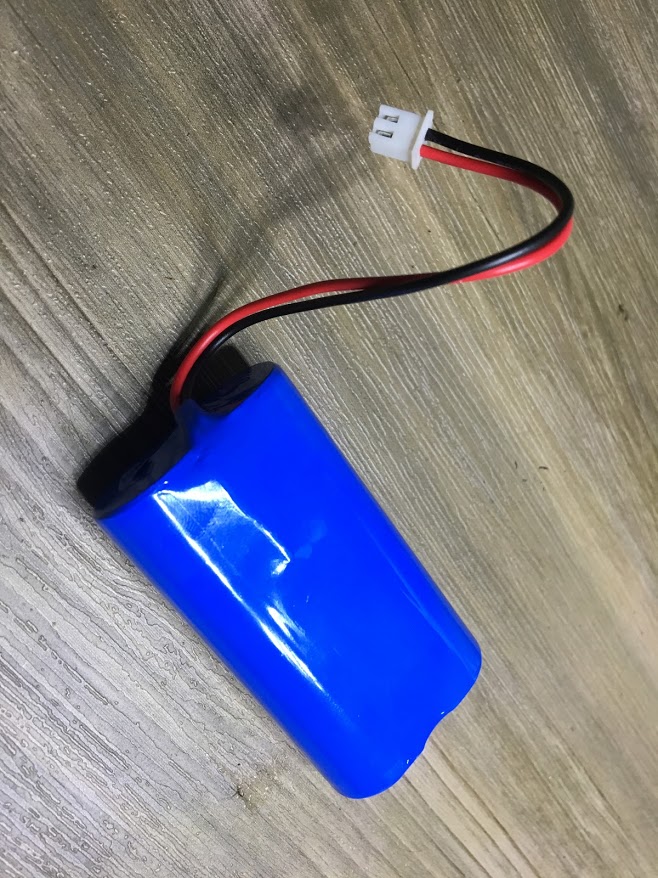 แบตเตอรี่ลิเธียม 7.4V 2600mah lithium 18650 battery pack พร้อม BMS