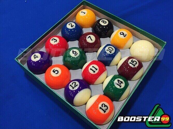 ลูกผีลาย โต๊ะสนุ๊ก ขนาดมาตรฐาน 52.5mm คุณภาพ 4A (1ชุด=16ลูก)